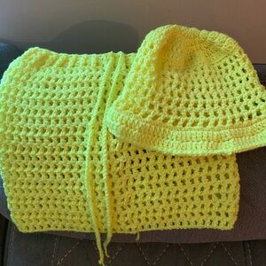 Skirt and matching hat